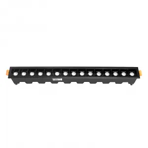DECOREUM Zapustená lineárna LED lampa 30W 4000K čierna JDL-15T