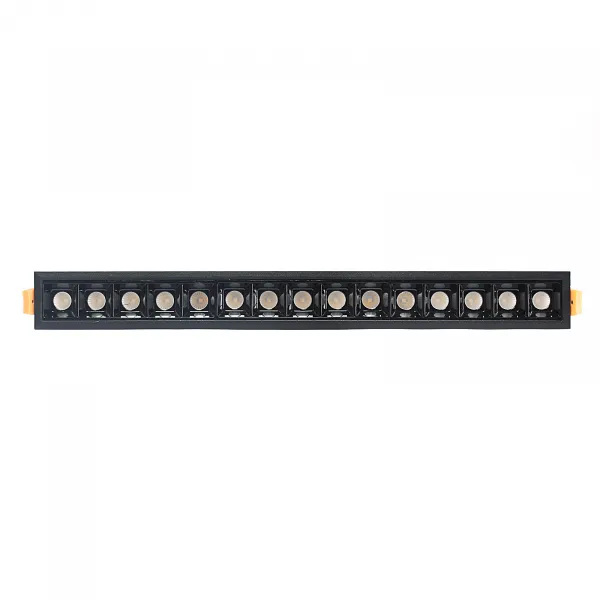 DECOREUM Zapustená lineárna LED lampa 30W 4000K čierna JDL-15T