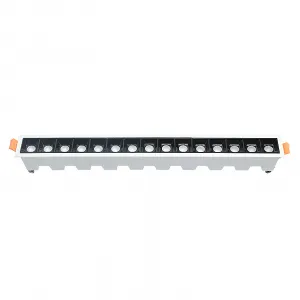 DECOREUM Zapustené lineárne LED svietidlo 30W 4000K biele JDL-15T