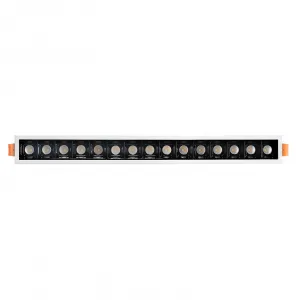 DECOREUM Zapustené lineárne LED svietidlo 30W 4000K biele JDL-15T