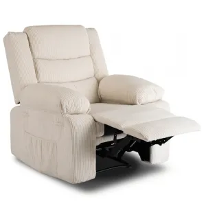 JAKS Polohovacie kreslo béžové menčester Arturo