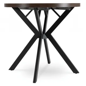 JAKS Okrúhly rozkladací stôl 80 - 160 cm orech Dorian