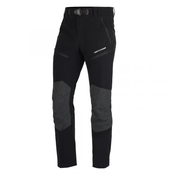Pánske turistické nohavice NORTHFINDER LEONE-270blackblack