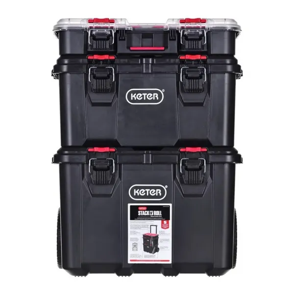 Box Keter® 250927 Stack´n´roll mobilný systém, 525x411x694 mm, na náradie