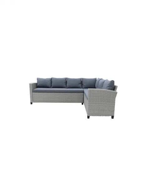 Set záhradného nábytku STOKHOLM G1099 + stôl v šedej farbe