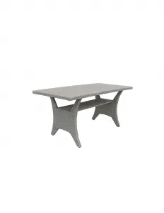 Set záhradného nábytku STOKHOLM G1099 + stôl v šedej farbe