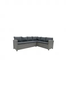 Set záhradného nábytku STOKHOLM G1099 + stôl v grafitovej farbe