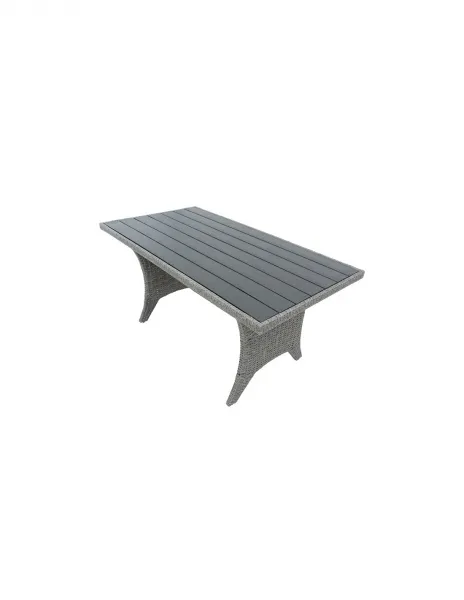 Set záhradného nábytku STOKHOLM G1099 + stôl v grafitovej farbe