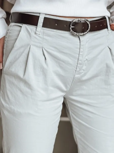 Dámske chinos nohavice MODELA s opaskom