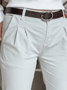 Dámske chinos nohavice MODELA s opaskom