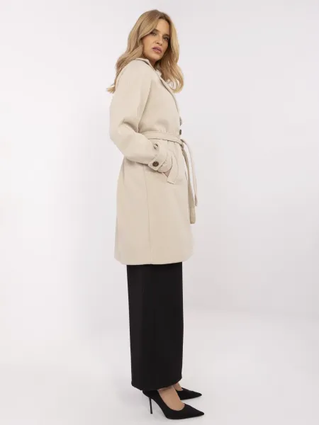Coat TW-PL-BI-2309.86-beige