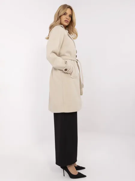 Coat TW-PL-BI-2309.86-beige