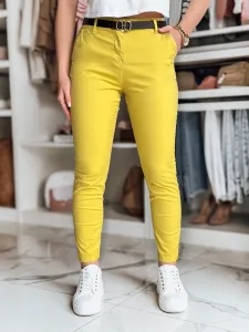 Dámske slim fit nohavice LINESKA s opaskom