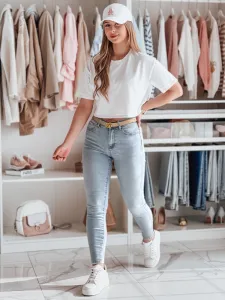 Dámske skinny rifle VISBAN modré