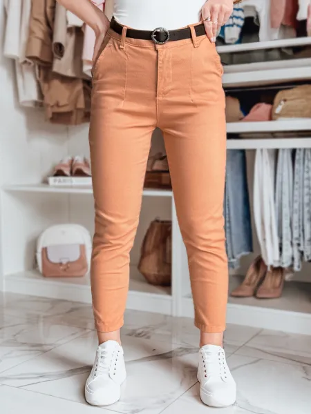 Dámske slim fit nohavice TAIRONIK s opaskom