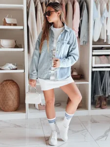 Dámska rifľová bunda oversize BLUEDIVA