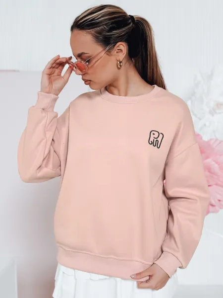 Dámska oversize mikina s výšivkou