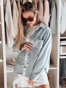 Dámska rifľová bunda oversize BLUEDIVA