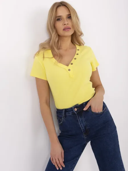 Blouse-DHJ-BZ-25168.00-yellow