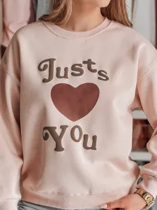 Dámska oversize mikina s potlačou FEELME