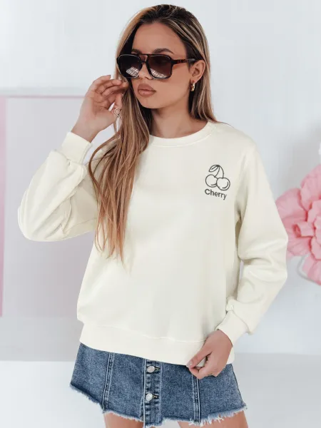 Dámska oversize mikina s výšivkou Cherry