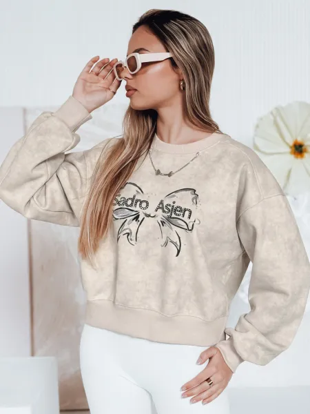 Krátka oversize mikina s motívom tie-dye