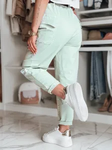 Dámske baggy nohavice GOTRENDI mätové