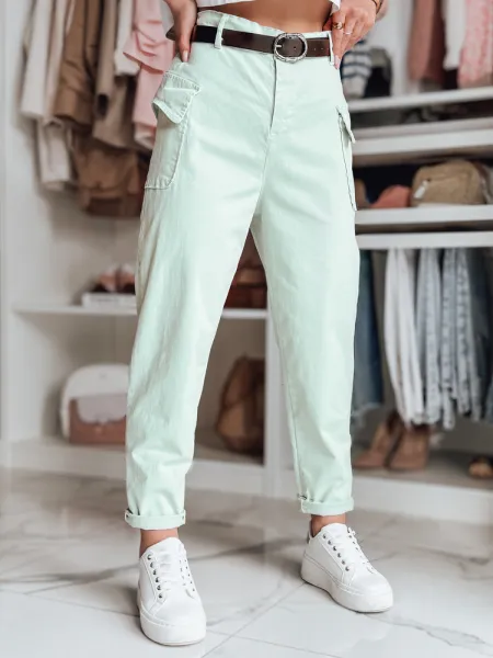 Dámske baggy nohavice GOTRENDI mätové