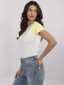 T-shirt-NM-TS-V7939.50-white-yellow