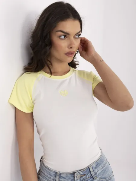 T-shirt-NM-TS-V7940.17-white-yellow