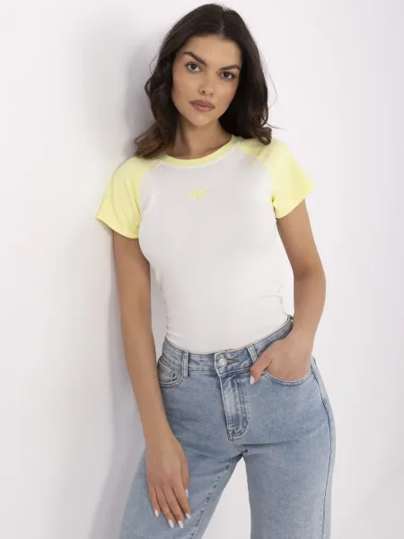 T-shirt-NM-TS-V7940.17-white-yellow