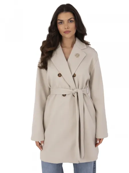 Coat TW-PL-BI-28987.85-light beige
