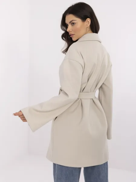 Coat TW-PL-BI-28987.85-light beige