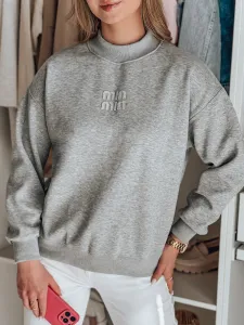 Dámska oversize mikina LOVASON šedá