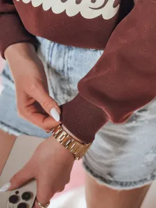 Dámska oversize mikina s medveďmi