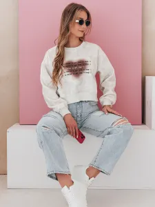 Dámska oversize mikina tie-dye srdce DESSER