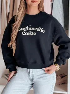 Dámska oversize mikina s potlačou COOKIES