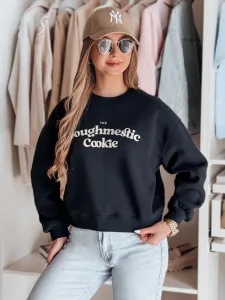 Dámska oversize mikina s potlačou COOKIES