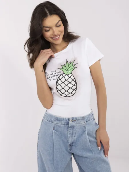 T-shirt-NM-TS-R61673.01P-ecru