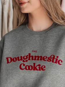 Dámska oversize mikina s potlačou COOKIES