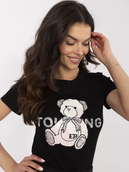 T-shirt-NM-TS-JX-09328.65P-black-pink