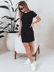Dámske mini šaty FITLINES čierne
