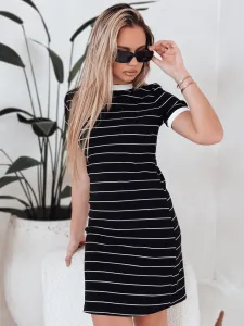 Dámske mini šaty FITLINES čierne
