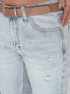 Dámske slim fit džínsy s opaskom SLIMLEN