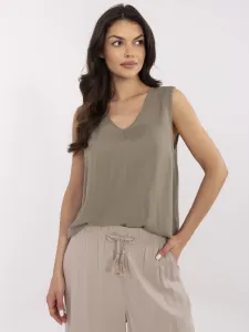 Blouse-D73761M11218A-khaki