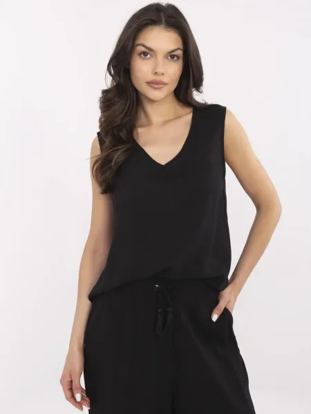 Blouse-D73761M11218A-black