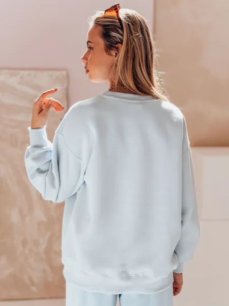 Dámska oversize mikina s výšivkou DOGSWEETY