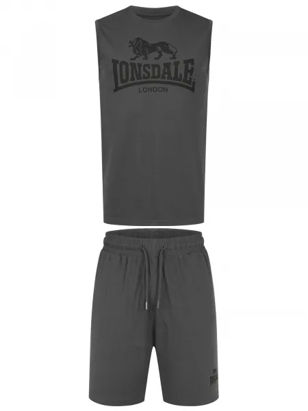 Lonsdale Men's sleeveless t-shirt & shorts set regular fit