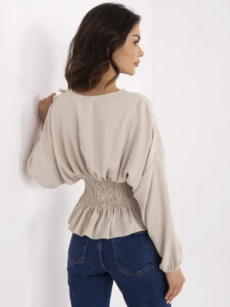 Blouse-D50021F11088A-beige