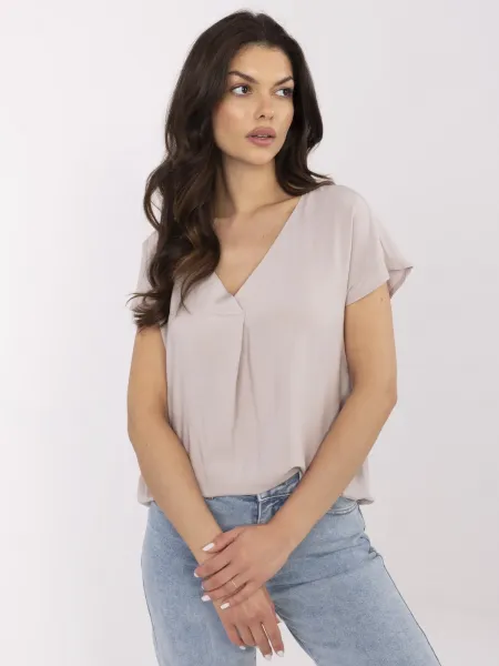 Blouse-D73761M11171B-beige